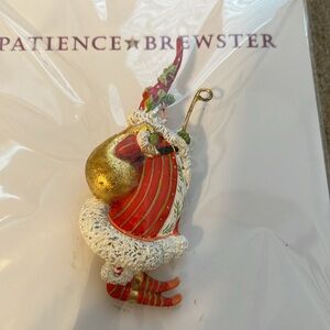 Patience Brewster Candlelight Santa Pin-Brand New in Package